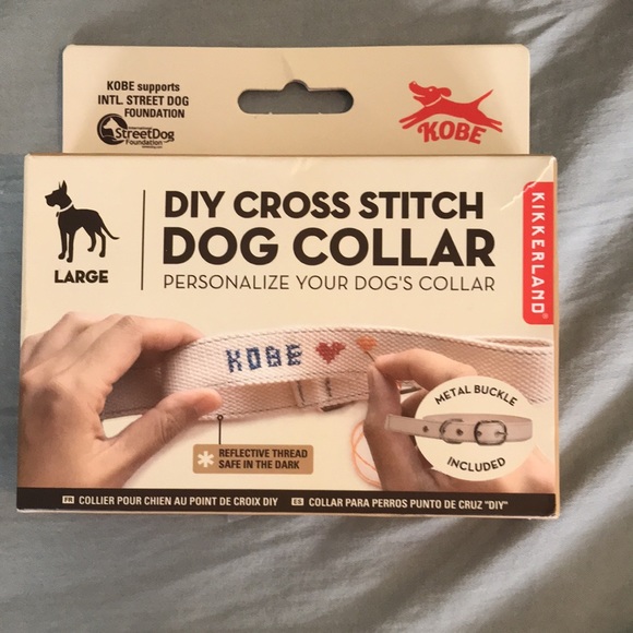 NWT Lot of Two Embroidery Kits. Large Dog Collar & NYC Skyline. - Picture 8 of 13